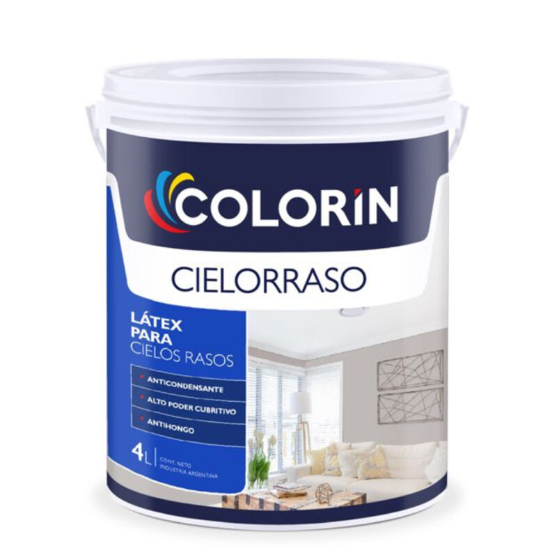 Látex para Cielos Rasos Colorin 10 Litros
