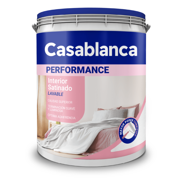 Casablanca Performance Latex Interior Satinado 20 Lt Lavable