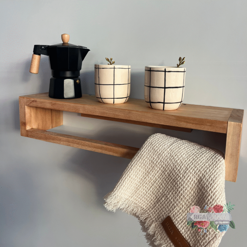 Estante Repisa Reversible - 50x10x14cm Madera Paraíso