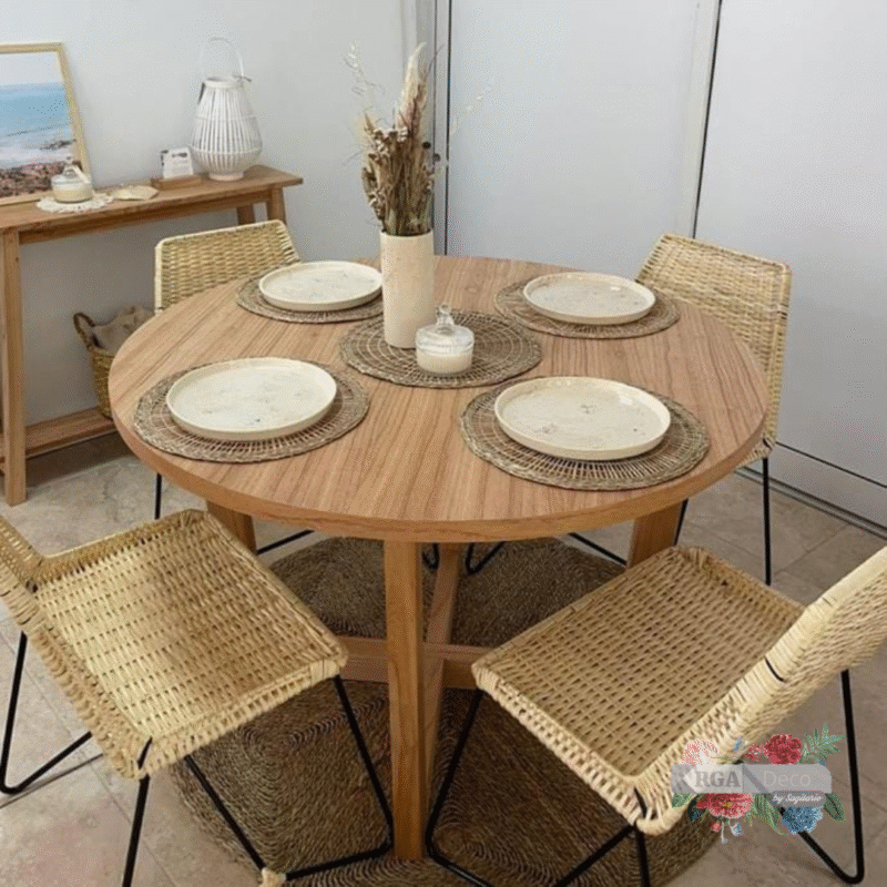 Mesa Comedor Redonda - Madera Paraíso 1,20mts