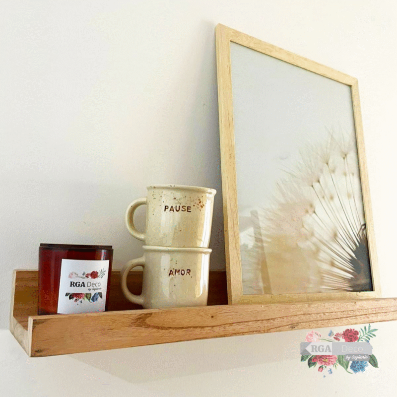 Estante L Angosto Multiuso - 60x10cm Madera Paraíso