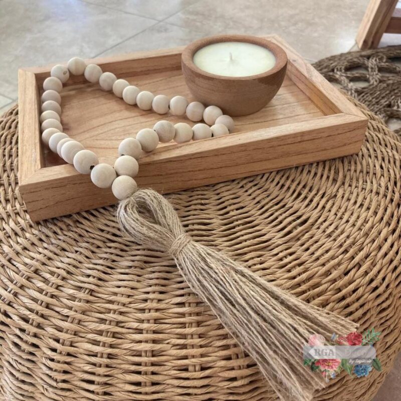 Bandeja con borde 20x30cm - Madera Paraíso