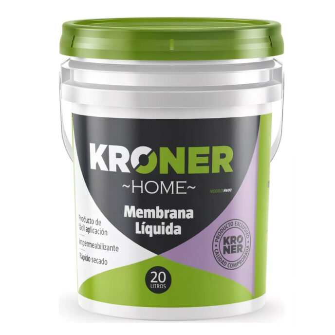 Membrana Líquida Kroner Para Techos 20kg Acabado Mate