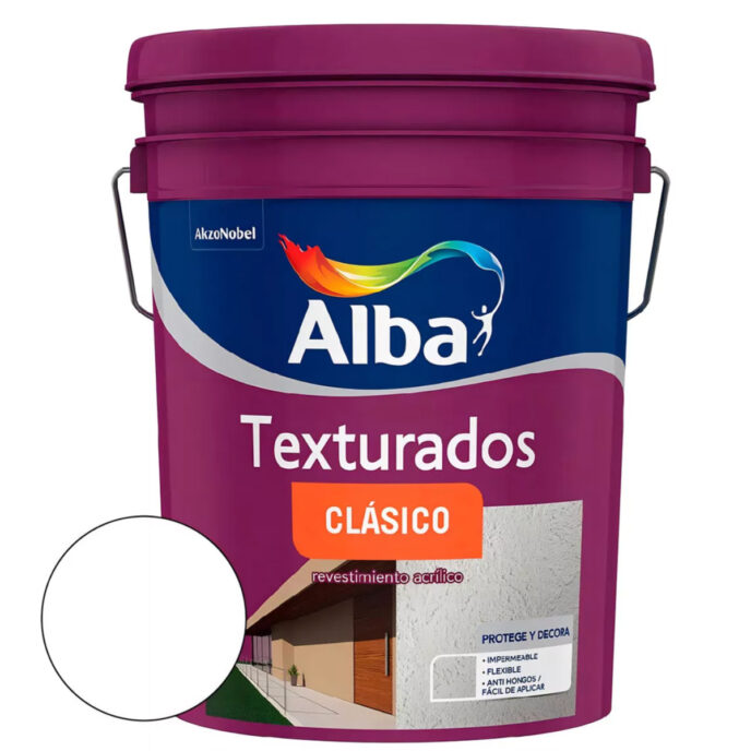 Revestimiento Texturado Fino Clásico Alba 25 Kg