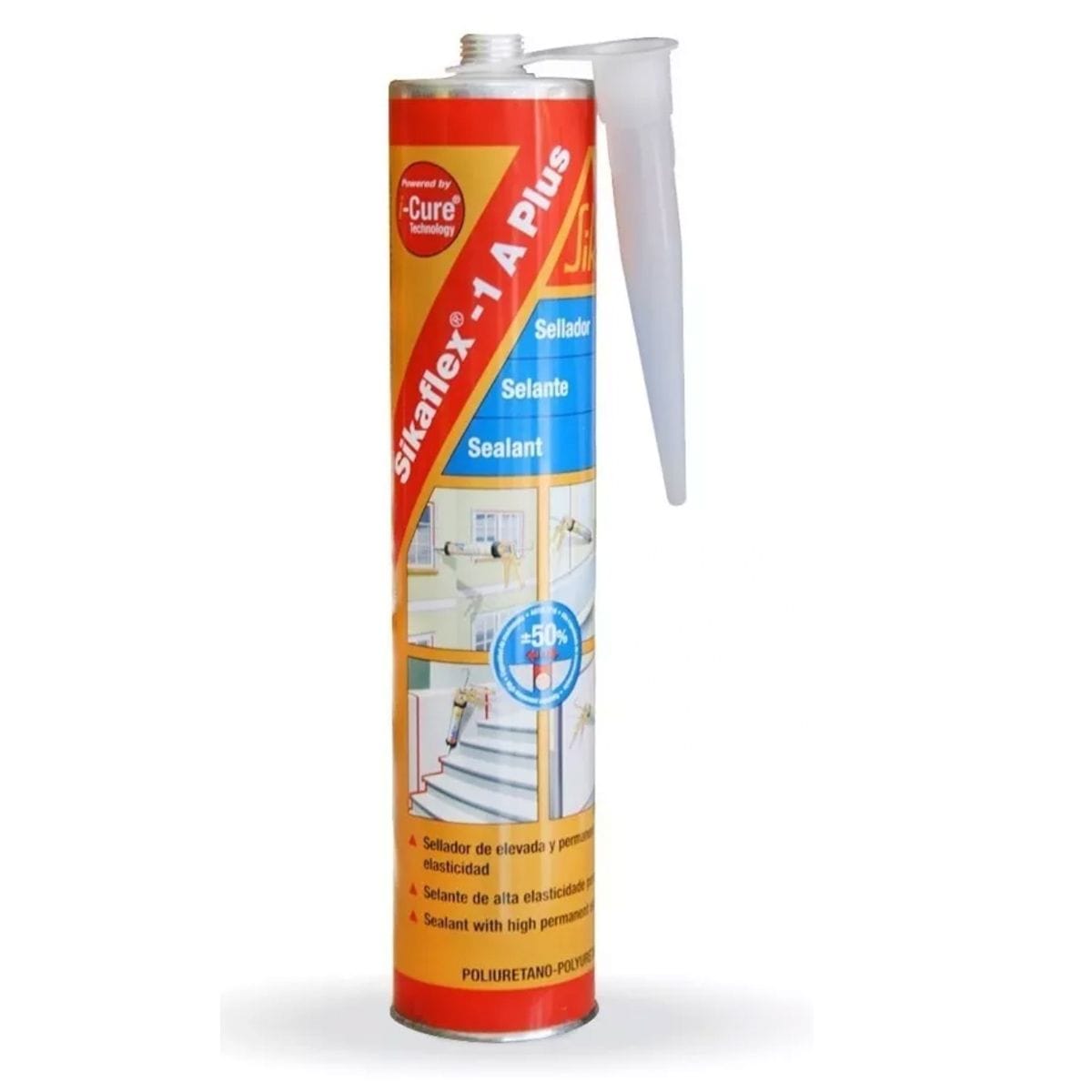 Sellador Sikaflex-1a Plus Poliuretano Impermeable Sika X 300ml