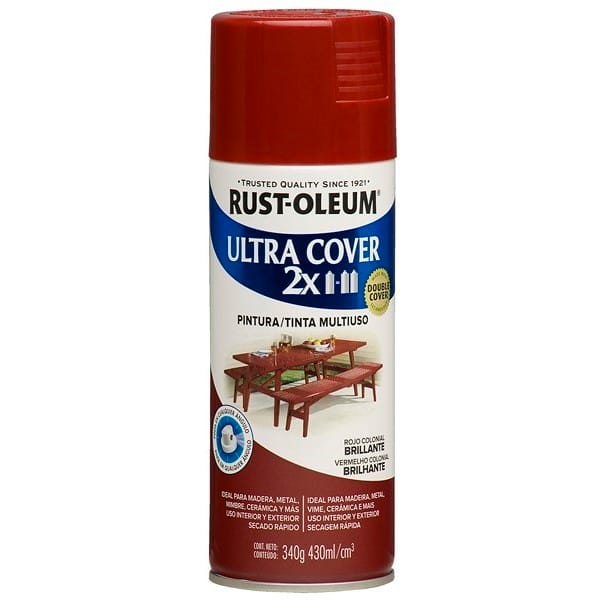 Aerosol Rust Oleum UCX2 Rojo Colonial Brillante