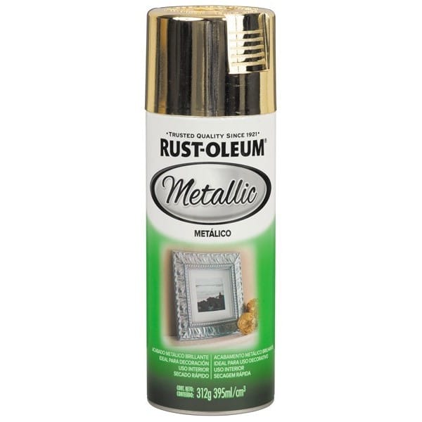 Aerosol Rust Oleum Metalico Oro