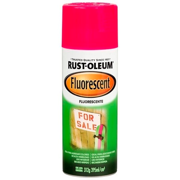 Aerosol Rust Oleum Fluorescente Rosa
