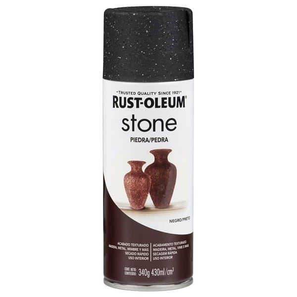 Aerosol Rust Oleum Efecto Piedra Negro - 312gr