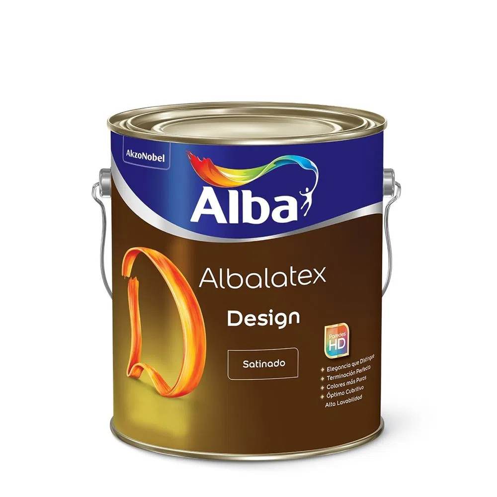 Albalatex Satinado Blanco 4 Litros Pintura Interior