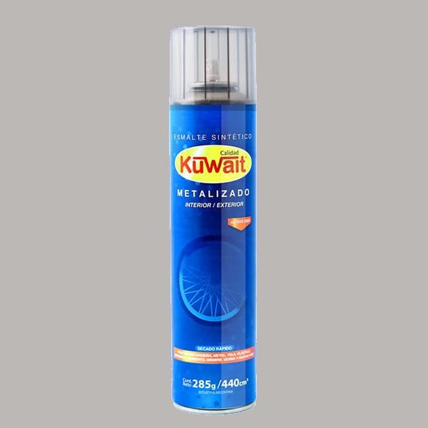 Pintura en Aerosol Plata Metalizado Kuwait 240 cc
