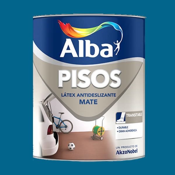 Alba Pisos Azul 20 Litros Pintura para Pisos