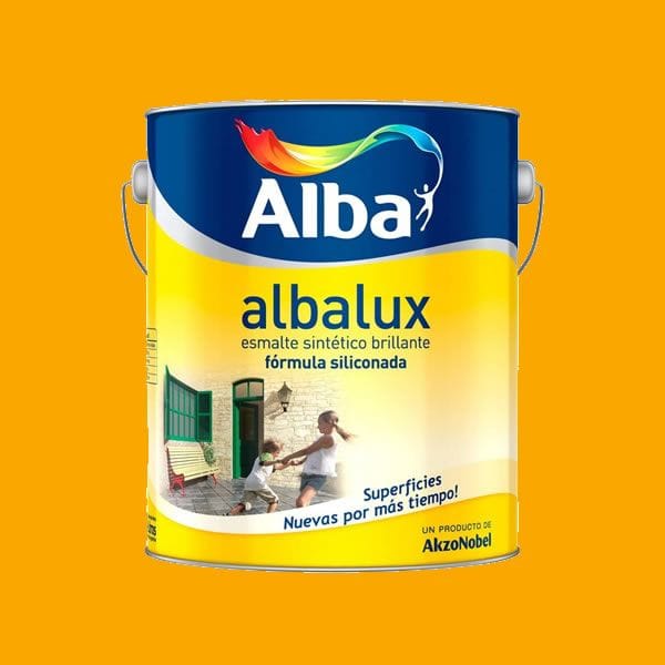 Albalux Amarillo 1/2 Litro Esmalte Sintético Brillante