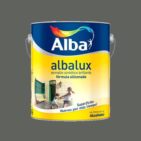 Albalux Gris 4 Litros Esmalte Sintético Brillante