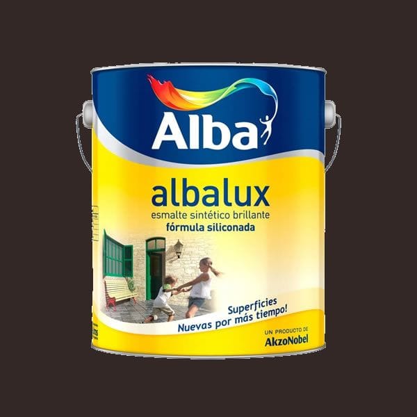 Albalux Marrón 1/2 Litro Esmalte Sintético Brillante