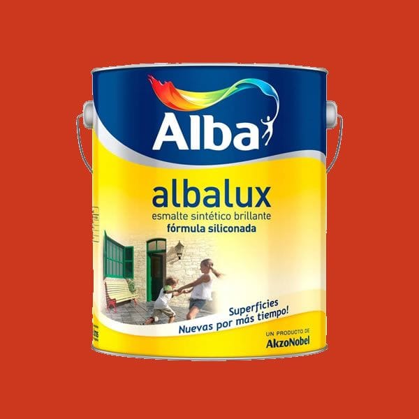 Albalux Naranja 4 Litros Esmalte Sintético Brillante