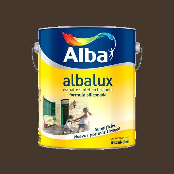 Albalux Tabaco 4 Litros Esmalte Sintético Brillante
