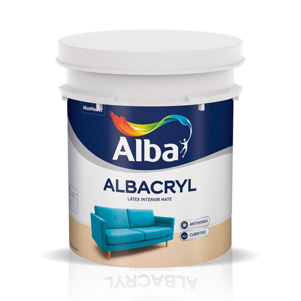 Albacryl 4 Litros Latex para interior Mate Blanco