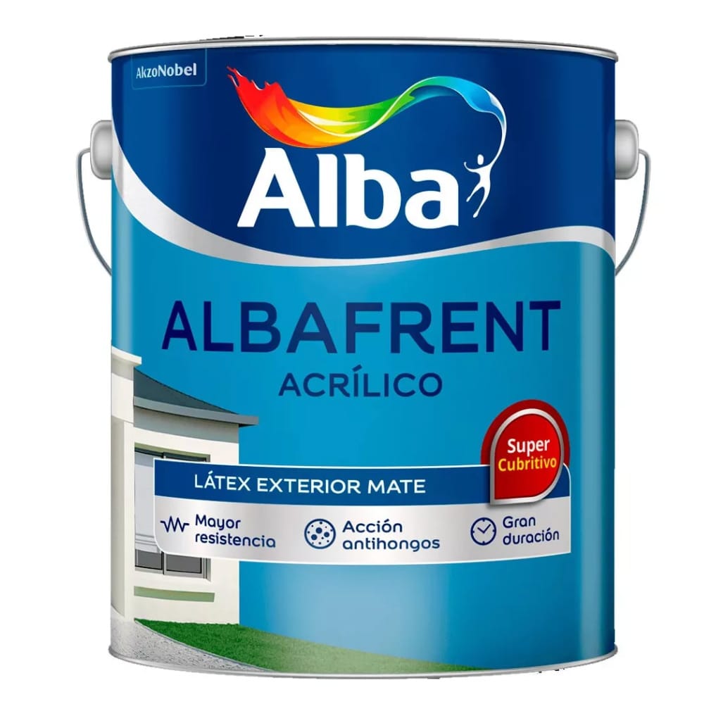 Látex Acrílico para Exterior Mate Albafrent 20 Litros