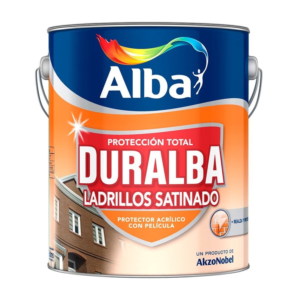 Duralba Ladrillos Interior y Exterior Satinado Ceramico 20 Litros