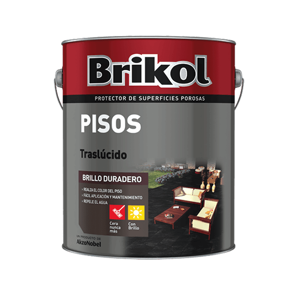 Brikol Pisos Traslúcido Incoloro 4 Litros