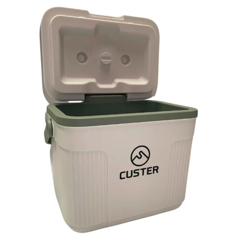 Conservadora Heladera Premium 10 Litros Portátil Custer Color Blanco