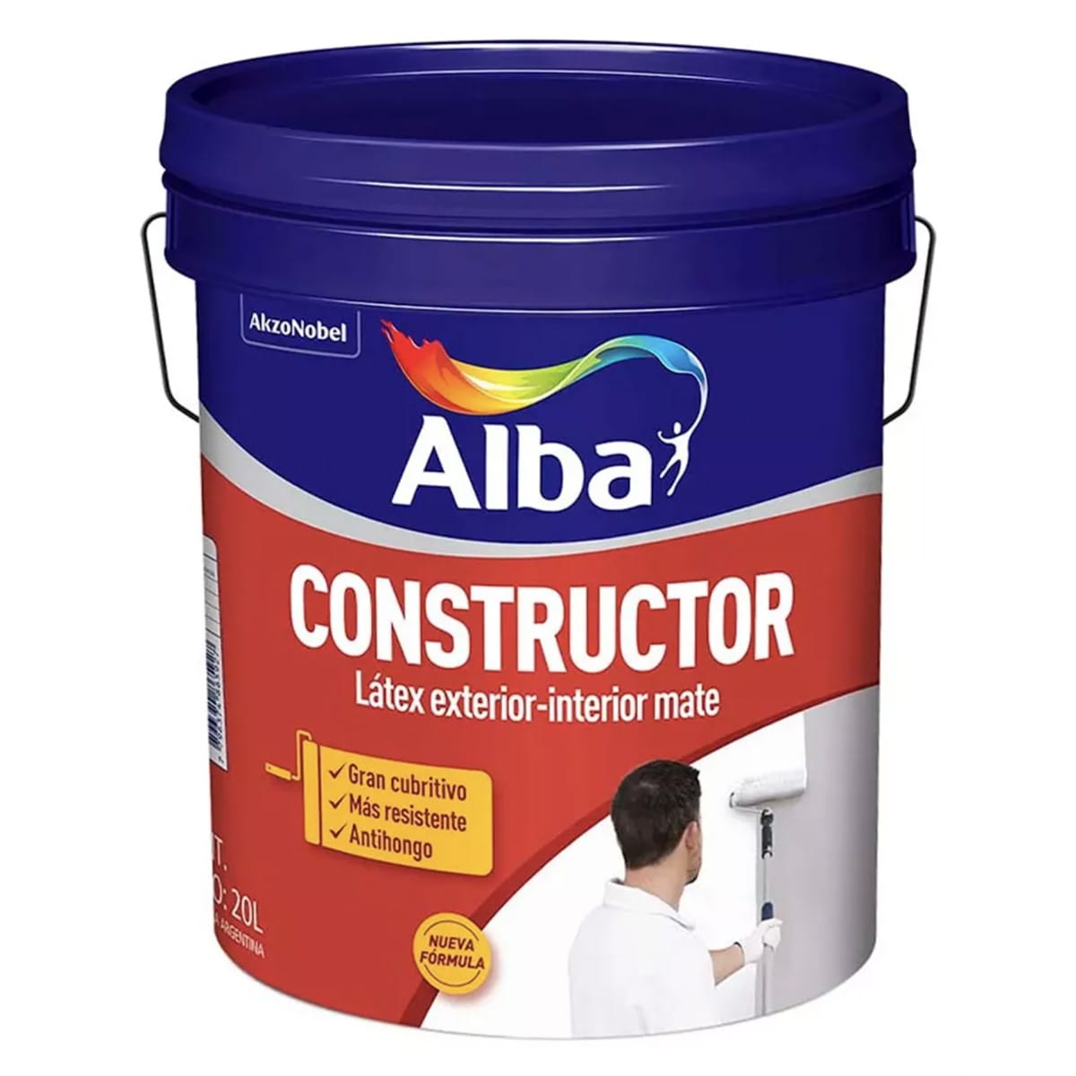 Pintura Latex Alba Constructor Interior / Exterior 20 Lts