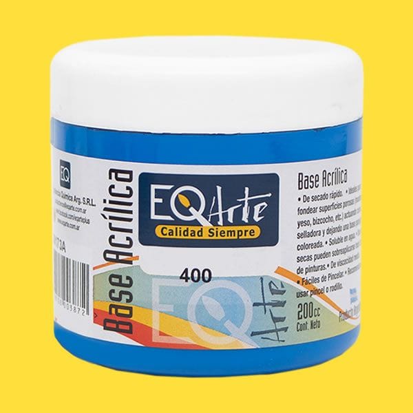 Base Acrilica EQ Arte 200cc - Amarillo