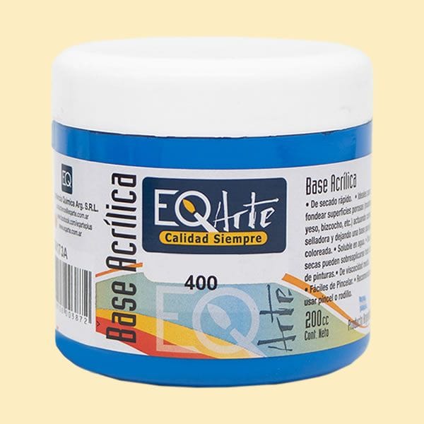 Base Acrilica EQ Arte 200cc - Amarillo Suave