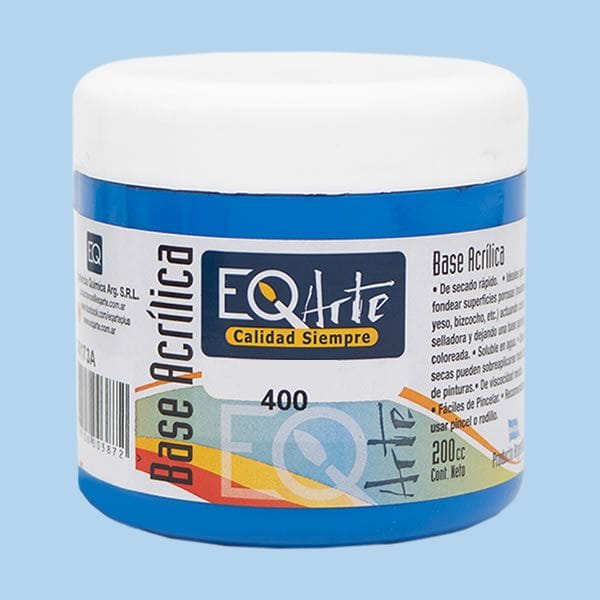 Base Acrilica EQ Arte 200cc - Celeste Brisa