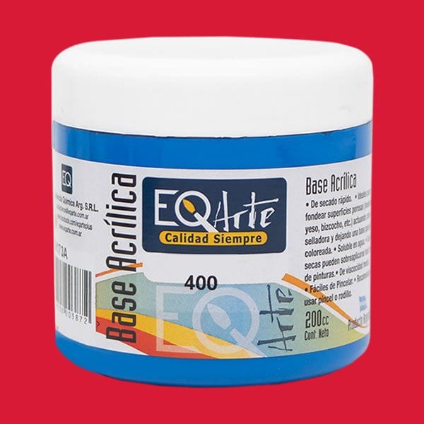 Base Acrilica EQ Arte 200cc - Bermellón