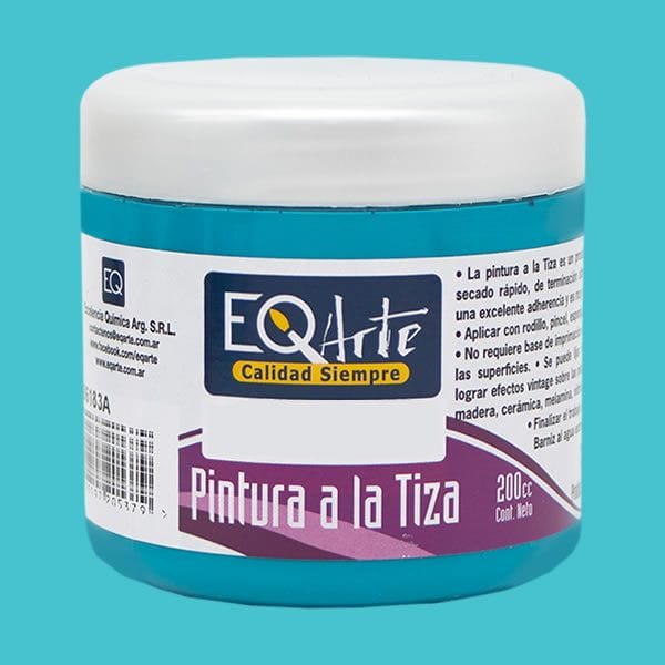 Pintura tizada EQ Arte 200cc - Aguamarina