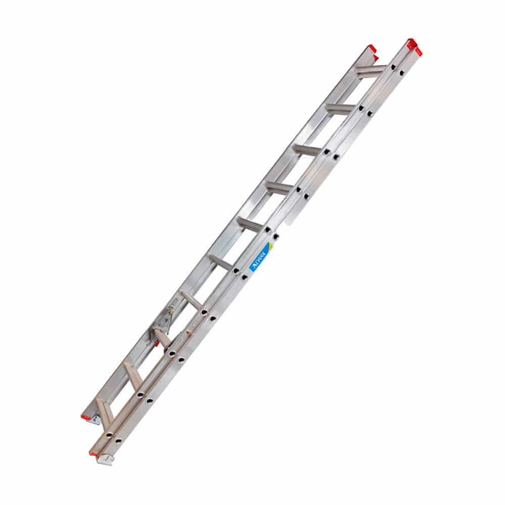 Escalera Extensible de Aluminio Alpina de 8 - 16 Escalones