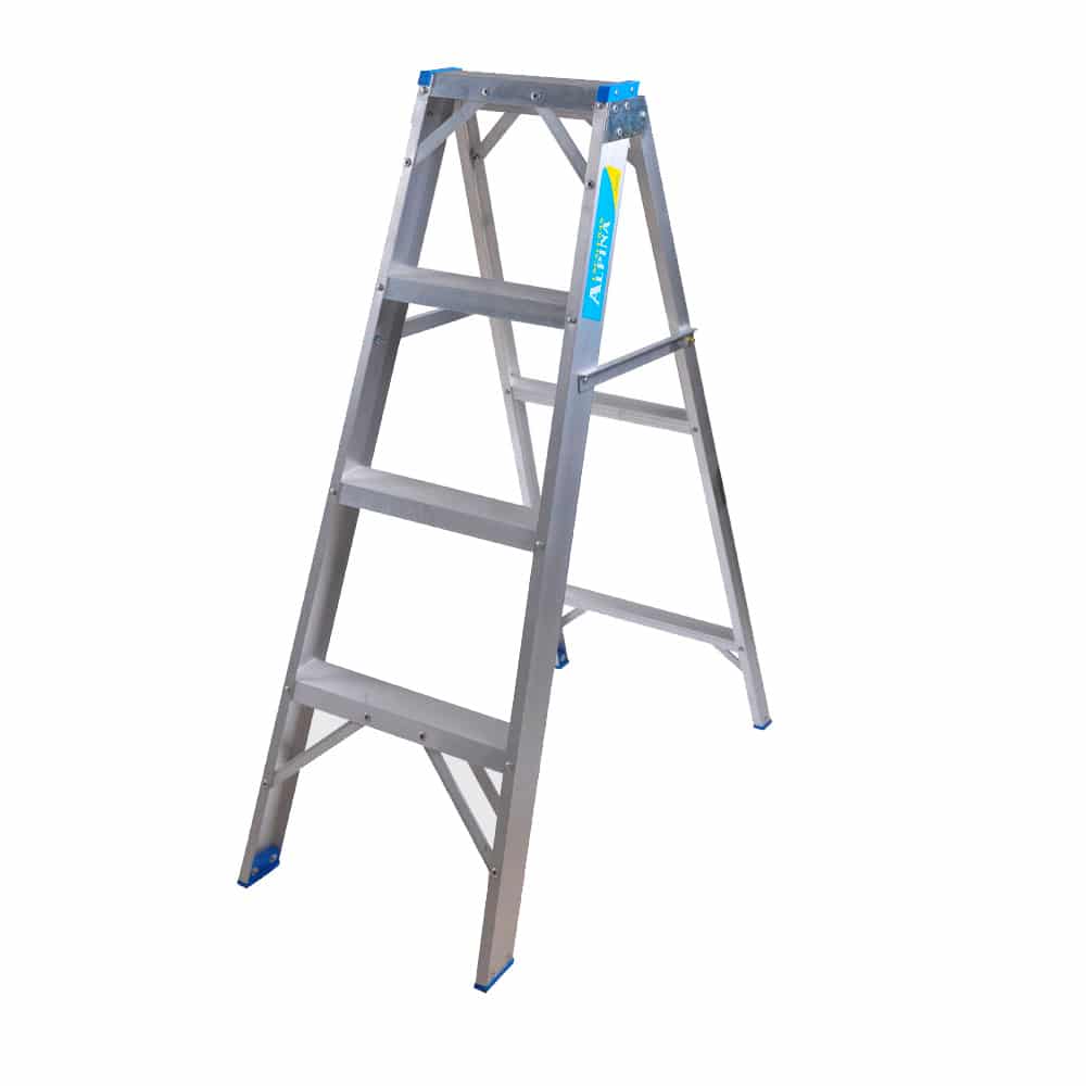 Escalera Familiar de Aluminio de 4 Escalones Alpina
