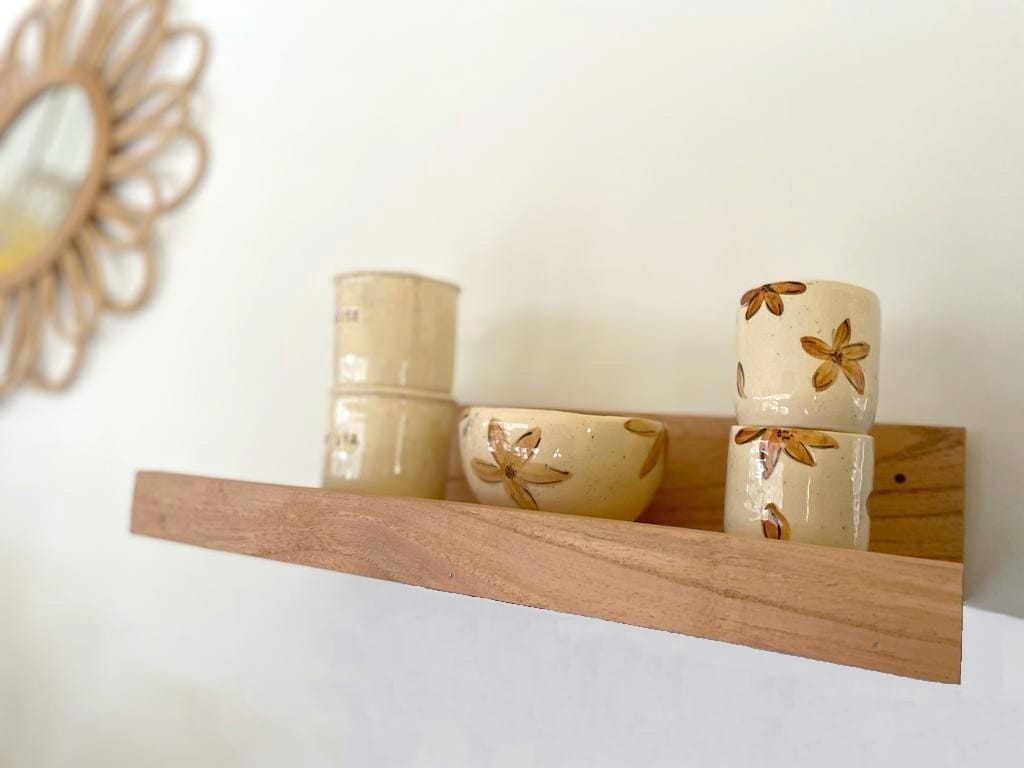 Estante Flotante L - 45cm Madera Paraíso