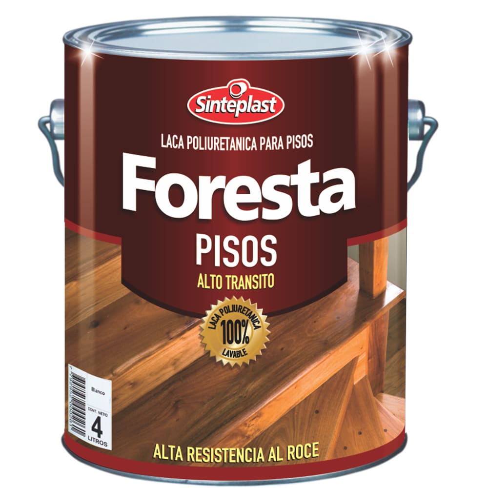 Laca Poliuretánica para Pisos Foresta Sinteplast 1 Litro