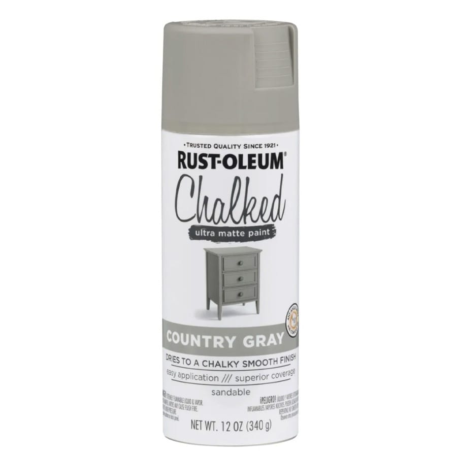 Aerosol Rust Oleum Chalked 340gr Pintura Tizada - Gris Campestre