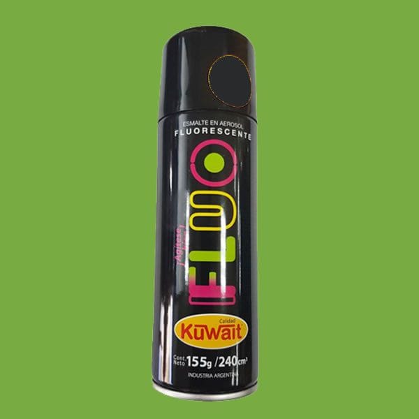 Pintura en Aerosol Verde Fluo Kuwait 240 cc