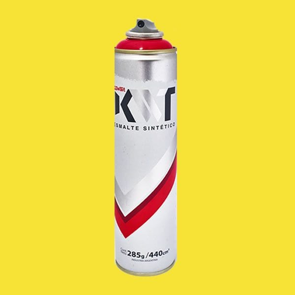 Aerosol Kwt Amarillo Dacone 3 Tapas 440cm3 Línea Graffiti