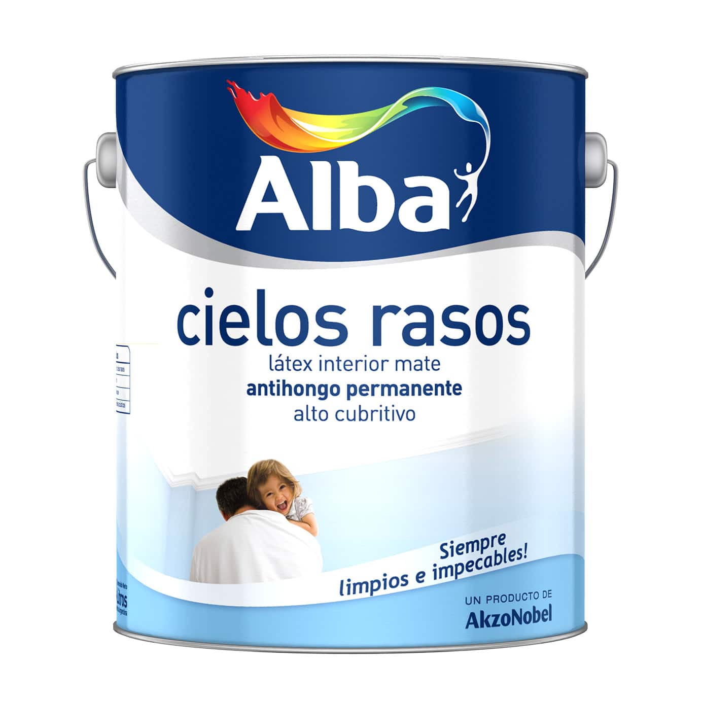 Alba Cielos rasos 4 Litros Látex Antihongo