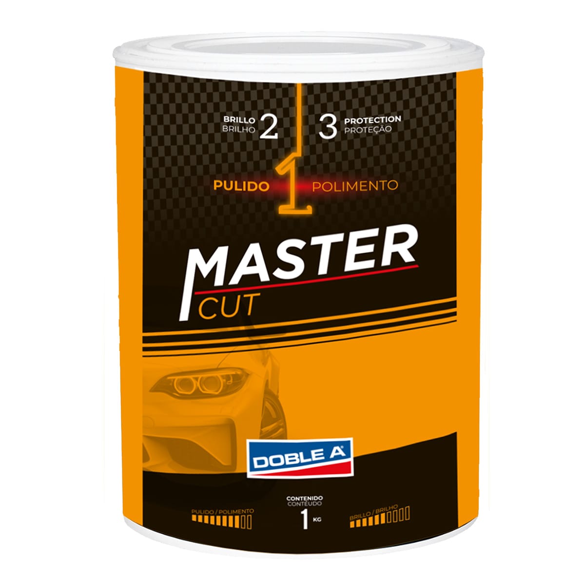 Pasta De Pulir Autos Master Cut Doble A 1 Kg