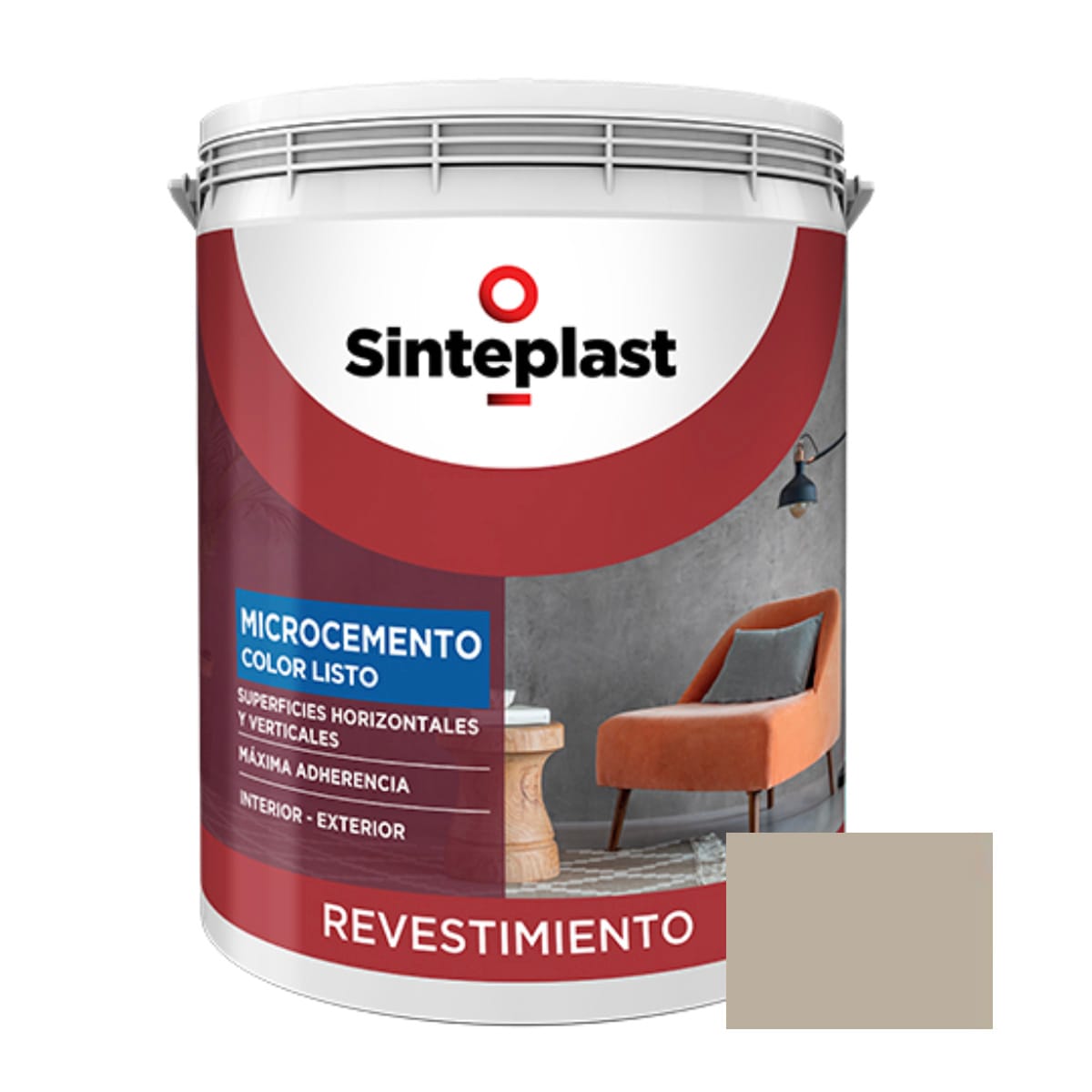 Revestimiento Cementicio Decorativo para Pisos Gris Claro 20 Kg