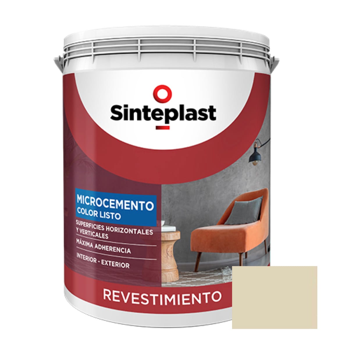 Revestimiento Cementicio Decorativo para Pisos Hueso 20 Kg