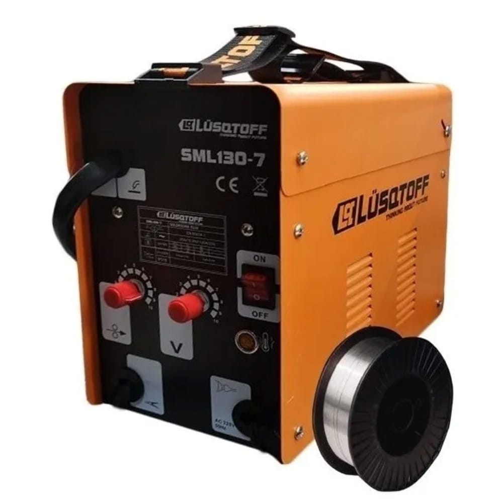Soldadora Lusqtoff Mig Fux Sml130-7 Naranja/negra 220v