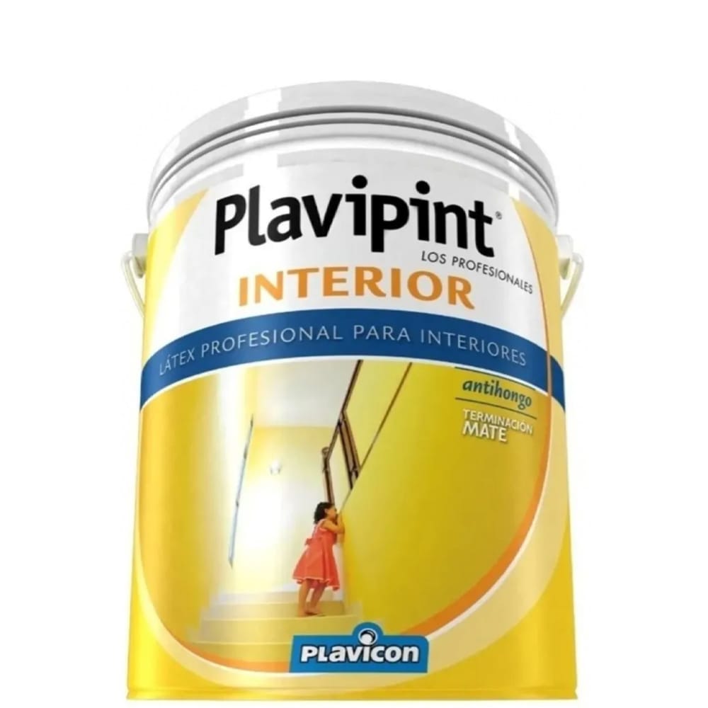 Latex Profesional Para Interiores Antihongo Plavipint 10 Lts
