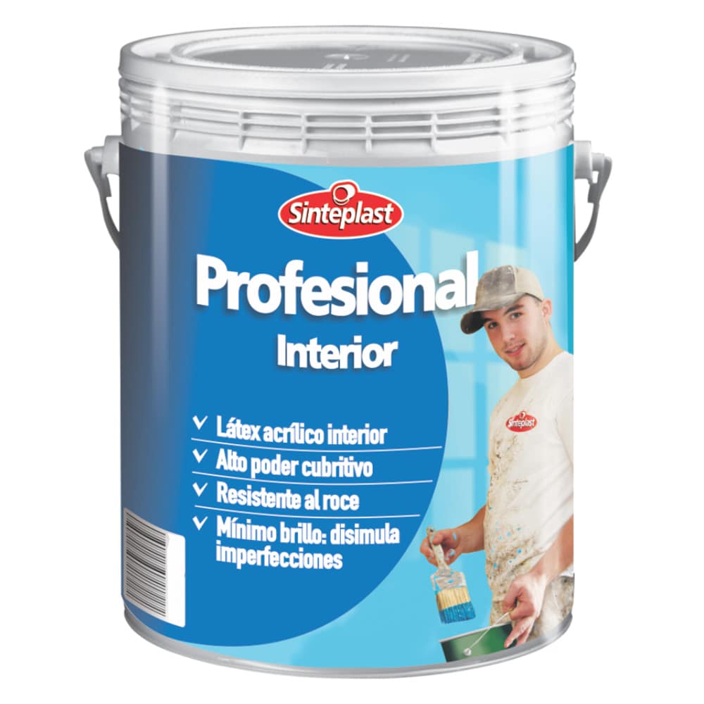 Pintura Látex Interior Mate Profesional Sinteplast 20 Litros