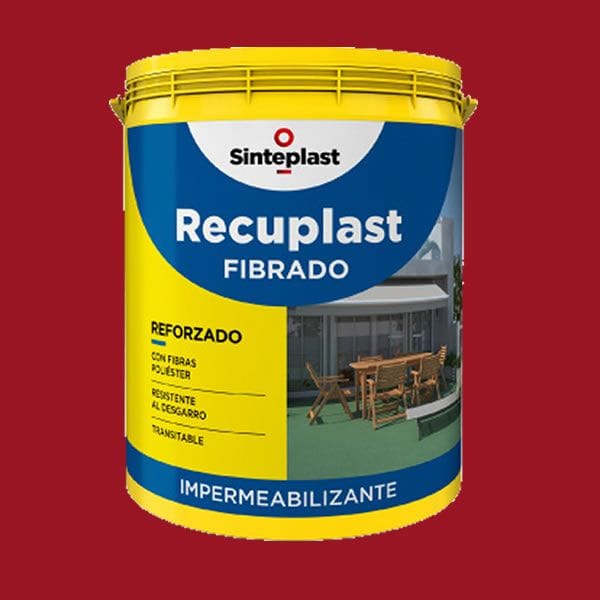 Recuplast Fibrado Pintura para Techos Teja 1 Litro