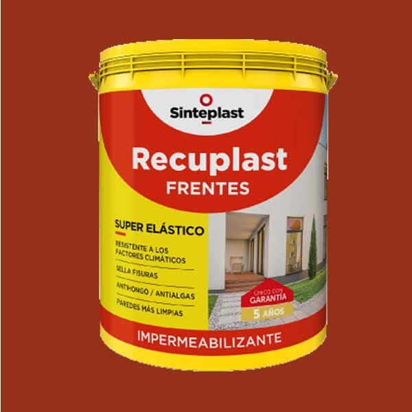 Recuplast Frentes y Muros Colonial 1 Litro - Impermeabilizante para Paredes Exteriores