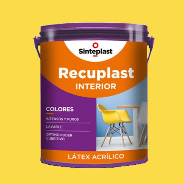 Recuplast Mate Limoncello 1 Litro Látex Acrílico para Interior