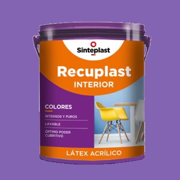 Recuplast Mate Uva 1 Litro Látex Acrílico para Interior
